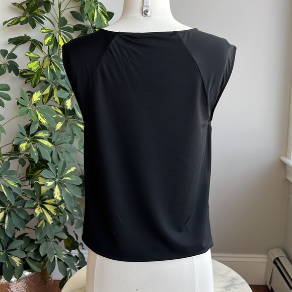 Pink Tartan Black Lace Top. Size M - Picture 3 of 11